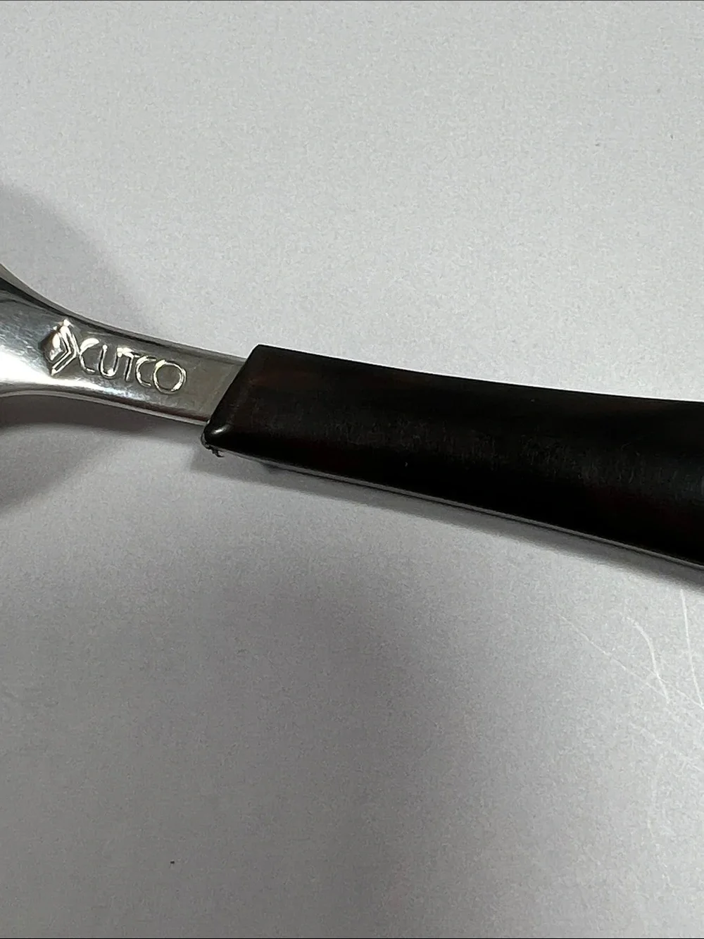 NEW CUTCO TEASPOON CLASSIC BLACK OR DARK BROWN HANDLE VINTAGE FLATWARE SINGLE
